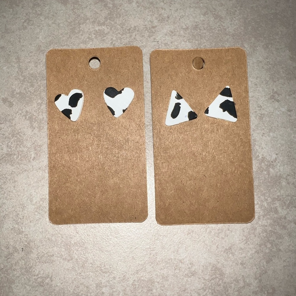 Polymer clay earrings